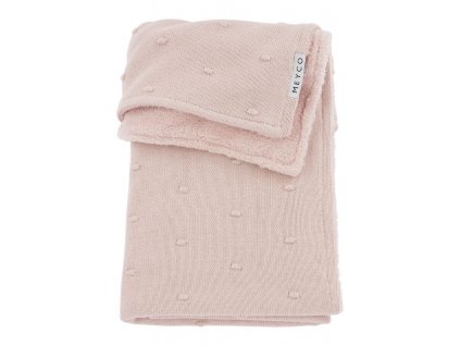 Deka Mini knots fleece - Soft pink