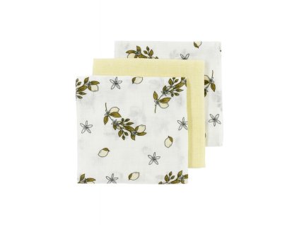 Mušelínové pleny 3-balení - Lemon Soft yellow