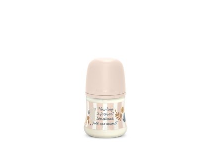 SUAVINEX | Dojčenská fľaša WONDERLAND 150ml FYZIOL PRŮTOK S - RŮŽOVÁ