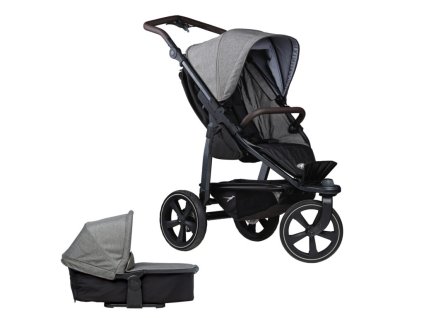 Tfk set Mono2 combi push chair-air chamber wheel 2024 prem. grey