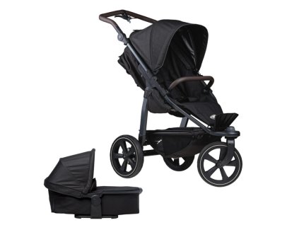Tfk set Mono2 stroller - air chamber wheel 2024 black