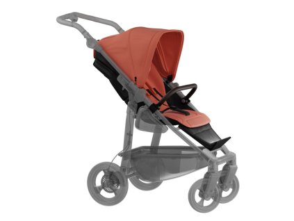 Tfk stroller seat unit mono/pro salmon