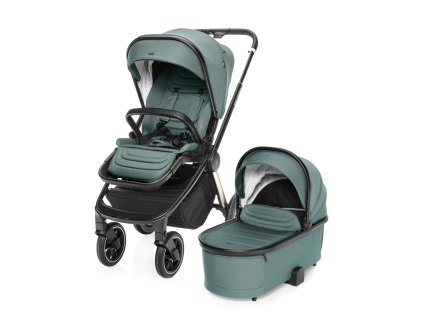 Zopa Set Športový kočík Move Cross 3 + korba XL 3 + adaptéry, Antique Green/Gold