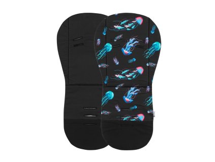 PETITE&MARS Vložka do kočíka Foamy Limited 100 Jellyfish