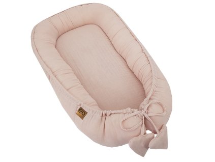 kokon s muselin pre babaetko rose pink
