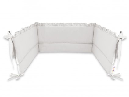 128266 225057 baby nellys mantinel s volanikom do postielky 120 x 60 cm royal siva