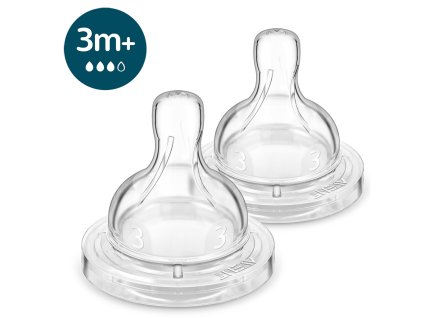 Philips AVENT Cumlík Anti-colic stredný prietok 3m+ 2 ks