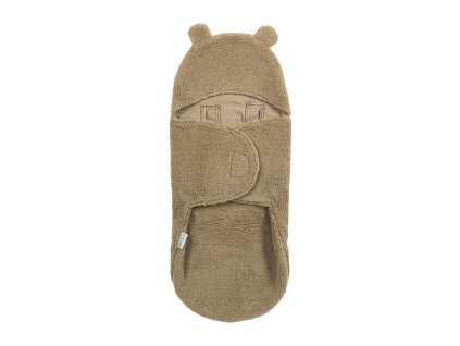 5622 1 zavinovaci deka teddy bear brown