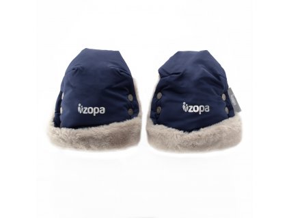 Zopa rukavice Fluffy - royal blue