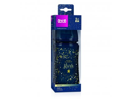 lovi dojcenska flasa stardust 240 ml 3 m