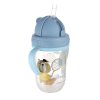 canpol babies netecuci hrncek so slamkou so zavazim 270ml 6m bonjour paris modry (1)