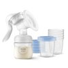 Philips AVENT Odsávačka materského mlieka manuálna + VIA 180 ml 5 ks
