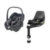 Autosedačka Maxi Cosi Pebble 360 autosedačka Essential Graphite + Maxi-Cosi FamilyFix 360 základňa