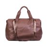 Childhome Prebaľovacia taška Mommy Bag Signature Vegan Leather Dark Brown