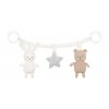 n0143 pram chain teddy bunny