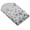 printed cotton swaddle blanket with coconut (2)