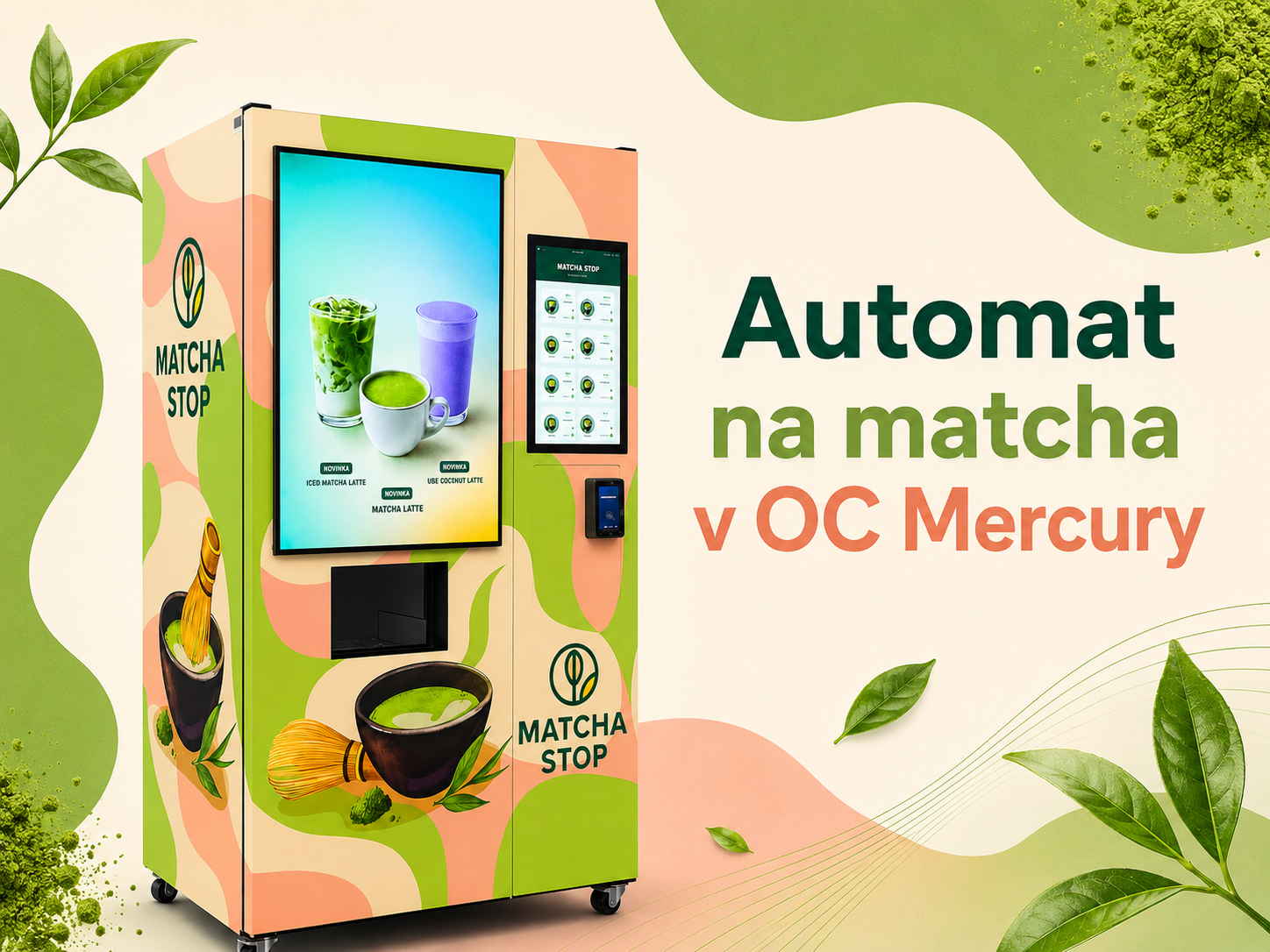 Automat na matcha v OC Mercury