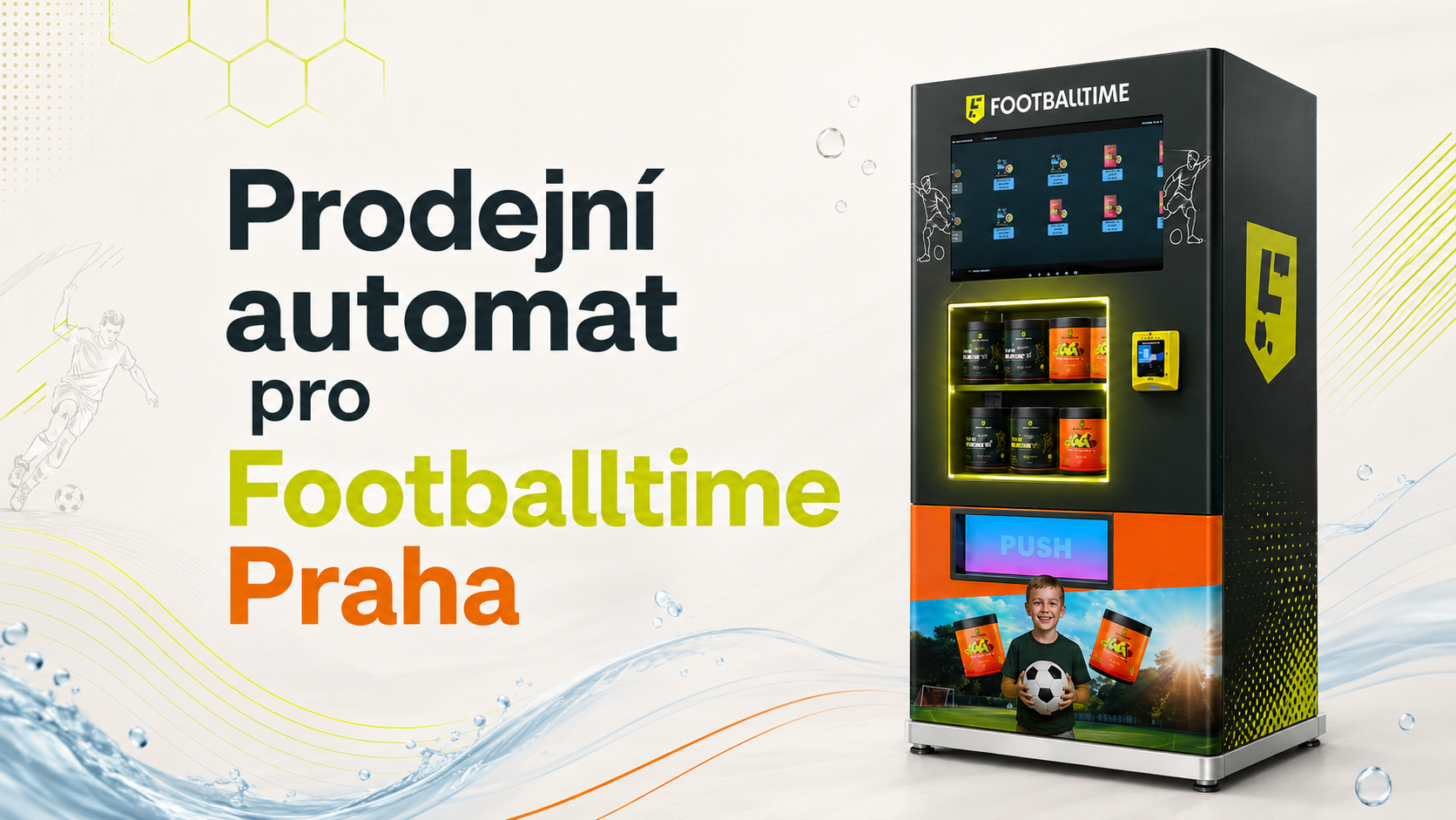 Predajný automat pre Footballtime