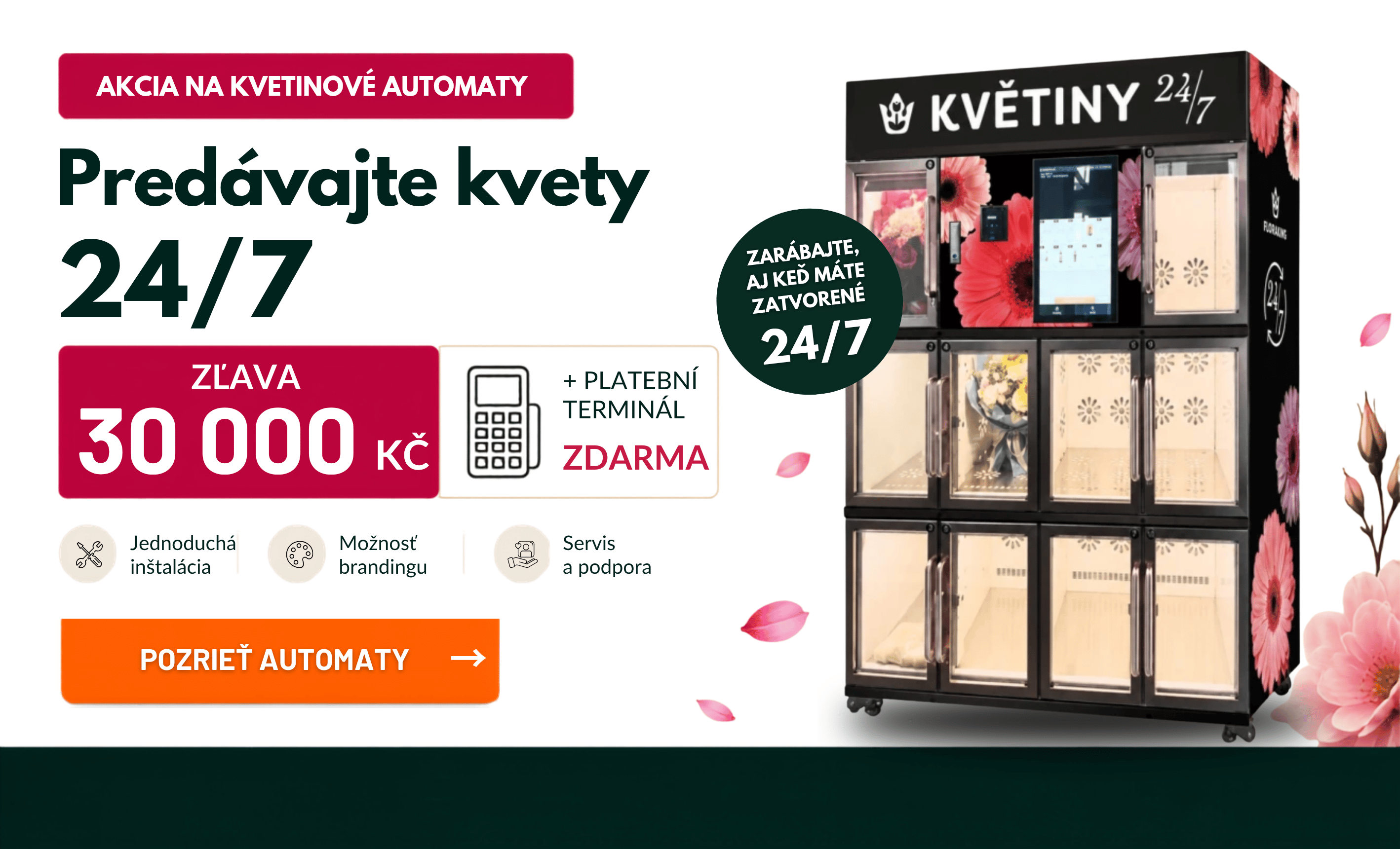 Prodejní automaty - banner SK verze