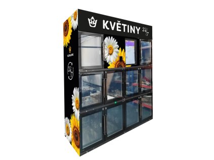 Automat na kvety FLORAKING 10ks big černý zlutgerbery