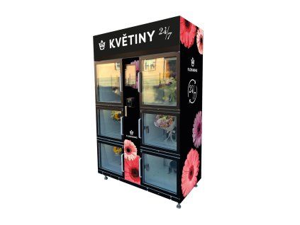 Kvetiny 6ks černý RUZ GERBERY