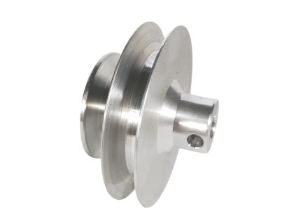 Dvojřemenice pojezdu a pohonu vřetene