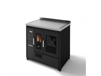 Eva Calor ENRICA - Sporák na pelety s rúrou na pečenie