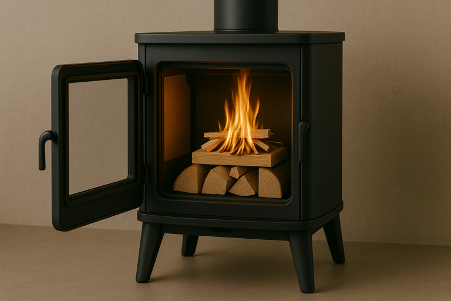 Jak rozdělat oheň v kamnech?