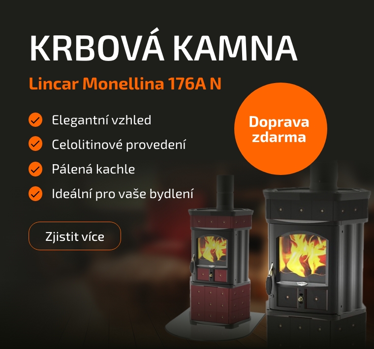 Litinová krbová kamna LINCAR MONELLINA