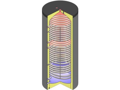 Schnidler+Hofmann TSRS 500 Smaltovaná nádrž na TUV se dvěma výměníky
