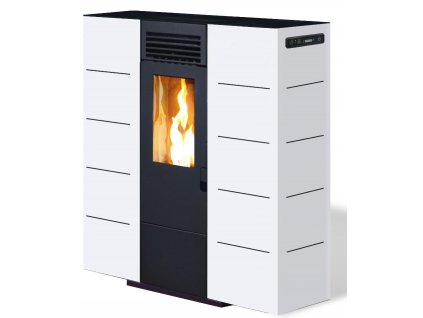 Kalor Slim 6 - Teplovzdušná peletová kamna (Barva Bordó)