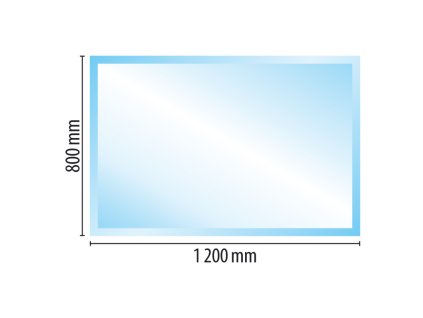 sklo pod kamna typ f6 1200 x 800 x 6 mm
