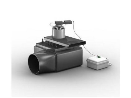 Verner spalinový ventilátor VS5 s ručním spínáním