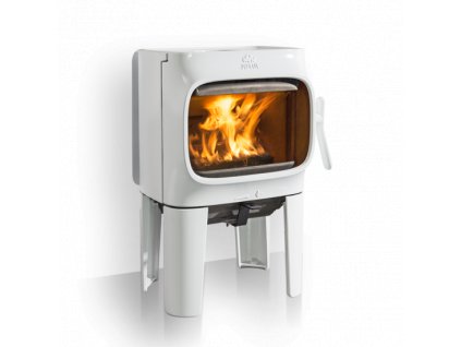 Jotul F 105 LL WHE, dlouhé nohy, bílý smalt, Litinová kamna
