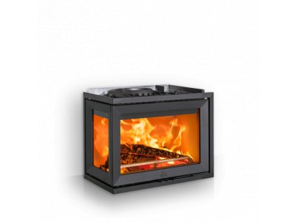 Jotul I 520 BP FL Krbová vložka - přední a levé boční prosklení, černý lak