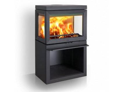 Jotul F 520 BP -  Krbová litinová kamna na dřevo,černý lak