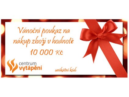 Dárkový voucher v hodnotě 10 000 Kč