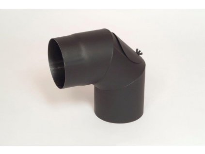 MORAFIS kouřovod - koleno s čistícím otvorem Ø120mm/90°