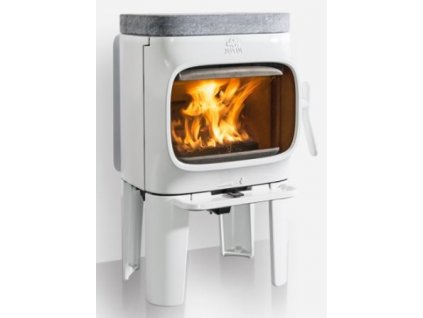 Mastková horní deska ( horní vývod), bílý smalt - pro Jotul F 105