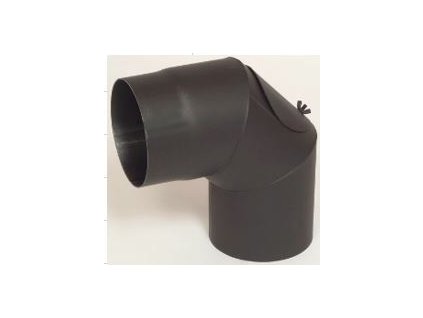 MORAFIS kouřovod - koleno s čistícím otvorem 2mm - Ø180mm/45°