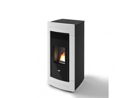 Eva Calor LAURA - Kamna na pelety (Barva Bílá)