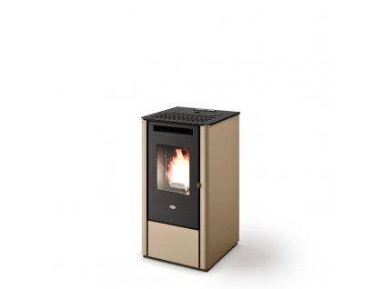 Eva Calor KALI - Kamna na pelety (Barva Červená)