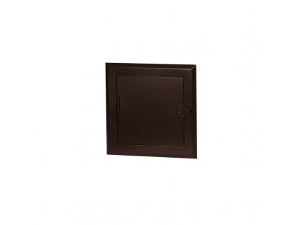 Komínová dvířka vybírací BASIC 140x140 mm, hnědá