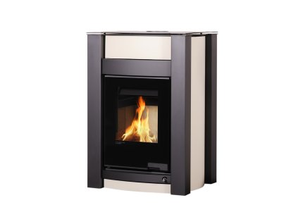 Krbová kamna AQUAFLAM VARIO ® KALMAR 11/5kW krémová