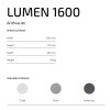 lumen 1600 info ram