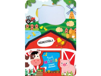 Mágnestábla - Rajzolj mókás tanyasi állatokat