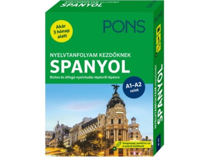 PONS Nyelvtanfolyam kezdőknek - Spanyol (könyv+pendrive+online)