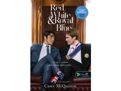 Red, White & Royal Blue - Vörös, fehér és királykék - filmes borítóval