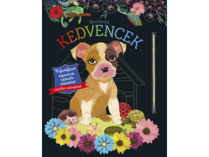 Rejtőzködő kedvencek - Kifestőfüzet kaparós és színezős oldalakkal