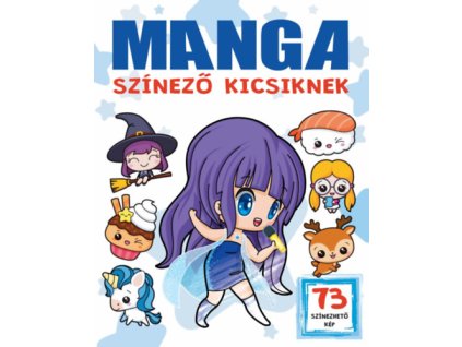 Manga színező kicsiknek